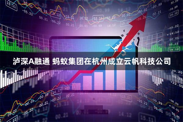 泸深A融通 蚂蚁集团在杭州成立云帆科技公司